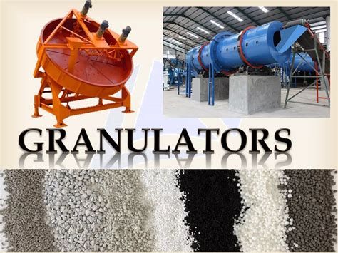 Types of Stirring Granulators