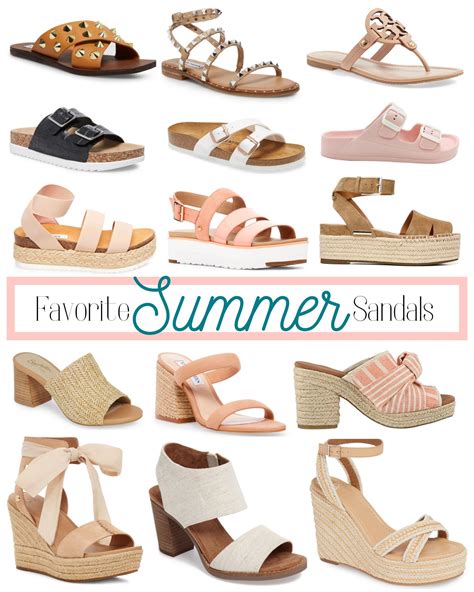 Types of Summer Sandals