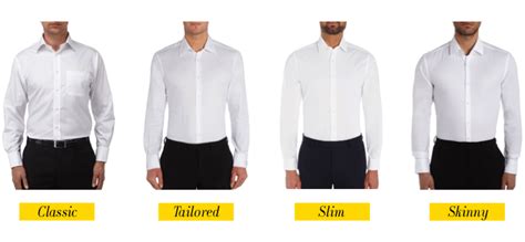 Types of Tailored Fit Shirts