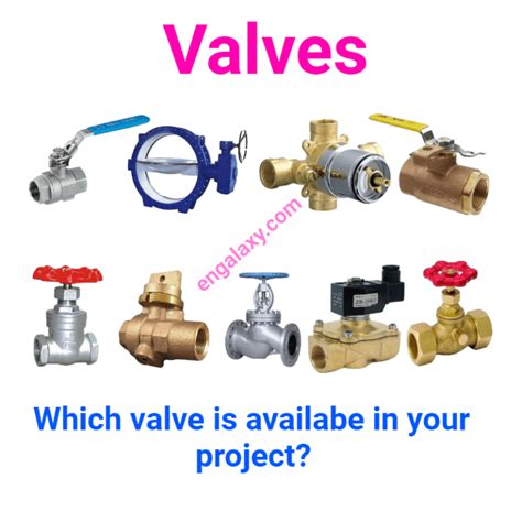 Types of Waterway Valves