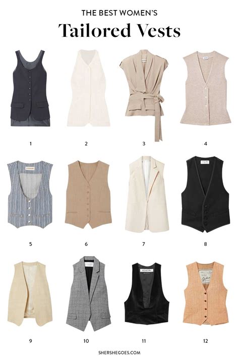 Types of Women's Vests