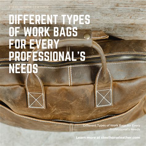 Types of Work Bags