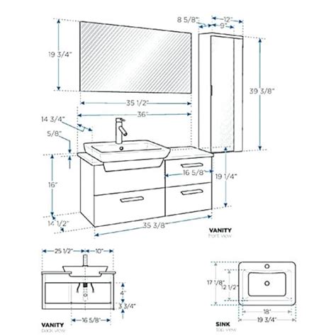 Typical Height Range for Bathroom Vanities