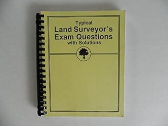 Typical Land Surveyors Exam Questions With Solutions Doc