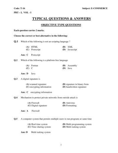 Typical Questions Answers Iete 16 PDF