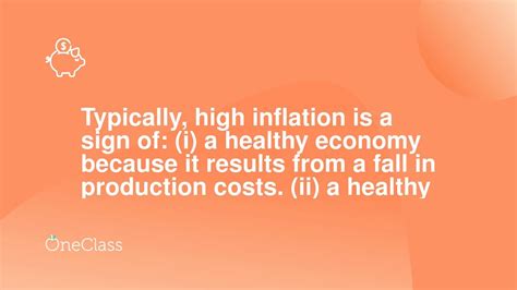 Typically High Inflation Is a Sign of an Economy In Distress