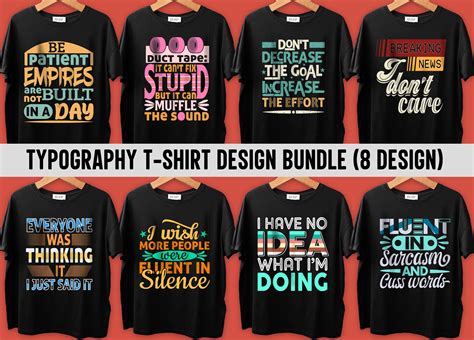 Typography Tees: