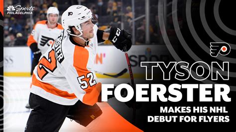 Tyson Foerster: A Star on the Rise in the NHL