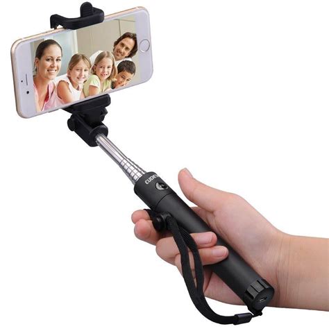 U Shape Self portrait Monopod Extendable Bluetooth Reader