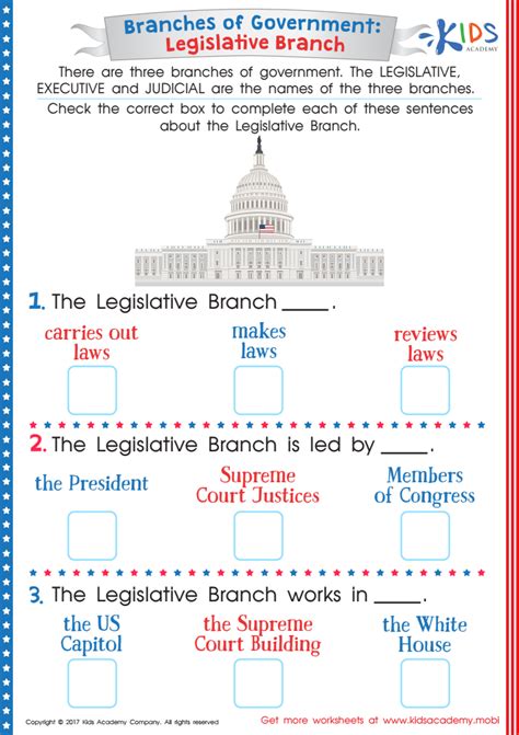 U.S. Government Worksheets: A Comprehensive Resource for Students and Educators