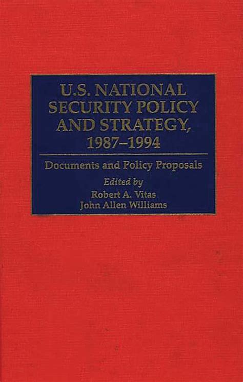 U.S. National Security Policy and Strategy Kindle Editon