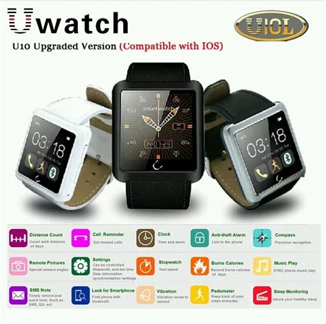 U10L Universal Bluetooth Smartwatch Android Reader