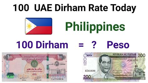 UAE Dirhams to Philippine Peso: A Comprehensive Guide