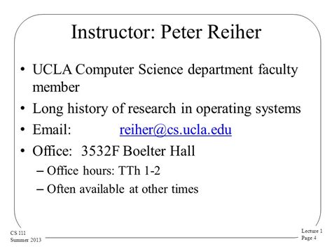UCLA CS 111: Uncover the Gateway to Computer Science