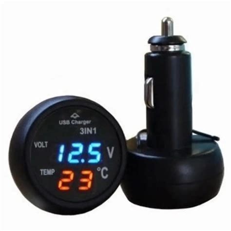 UEB Voltmeter Thermometer Charging Smartphone Doc