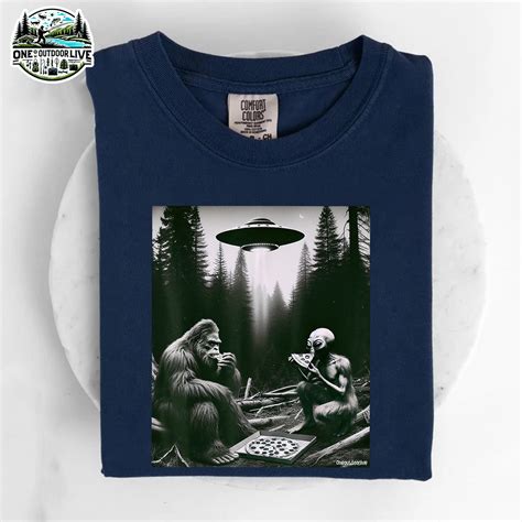 UFO and Bigfoot: The Ultimate Shirt for the Curious and the Enigmatic