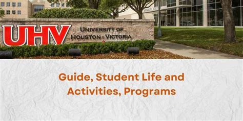UHV Masters Programs: A Comprehensive Guide to Your Advanced Studies