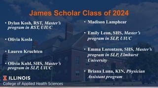 UIUC James Scholar: Empowering Excellence in Academics