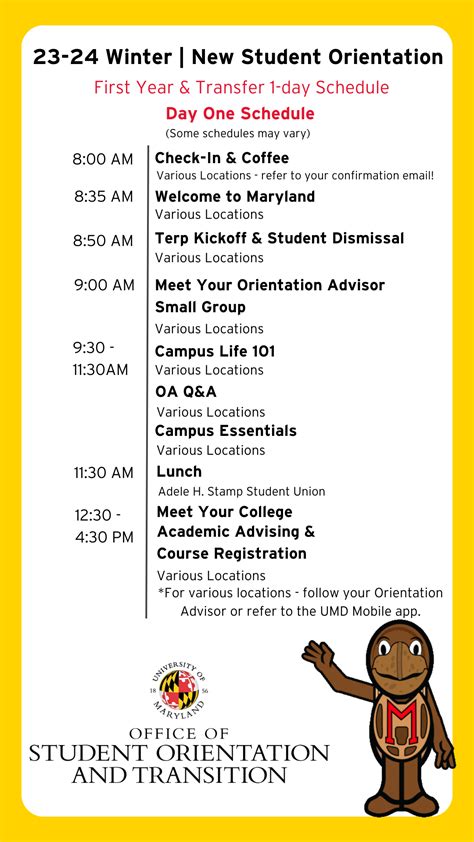 UMD Orientation Dates: A Comprehensive Guide