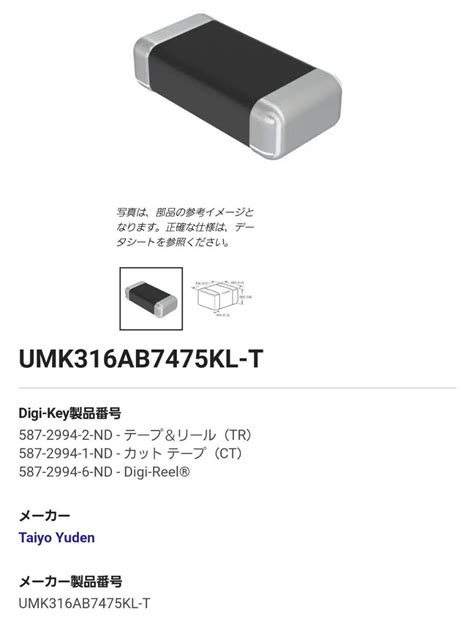 UMK316AB7475KL-T