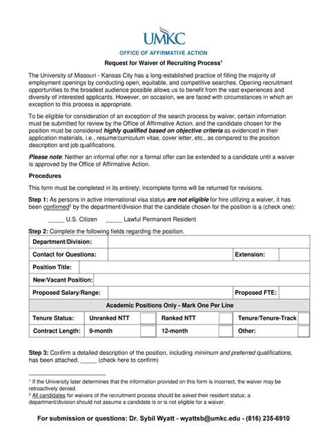 UMKC Waive Requirements: An In-Depth Analysis