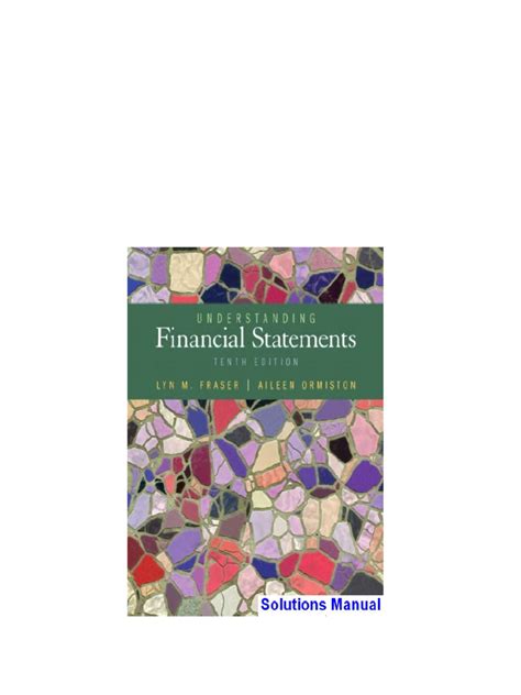 UNDERSTANDING FINANCIAL STATEMENTS 10TH EDITION SOLUTIONS MANUAL Ebook Kindle Editon