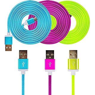 UNISAME Colorful Braided Charging Charger Doc