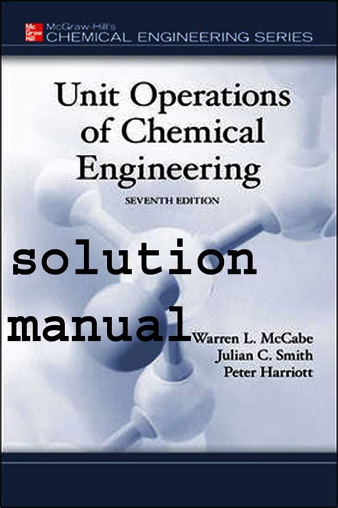 UNIT OPERATIONS OF CHEMICAL ENGINEERING 7TH EDITION FREE DOWNLOAD Ebook Kindle Editon