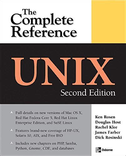 UNIX The Complete Reference Second Edition Complete Reference Series PDF