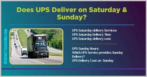 UPS: Sunday Delivery for Enhanced Convenience and Efficiency