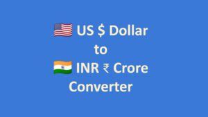 US $1 to Indian Rupees: Live Exchange Rate and Conversion Calculator