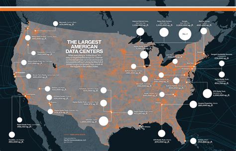 Map showing WP Engine US data center locations