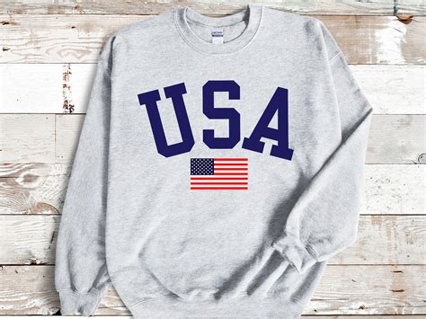 USA Flag Sweatshirt: A Patriotic Statement of Style and Unity