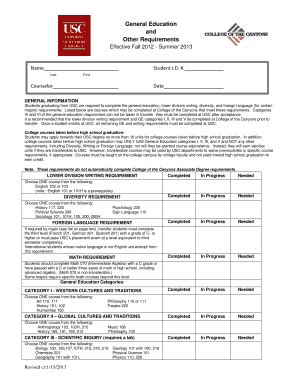 USC General Education Requirements: A Comprehensive Guide