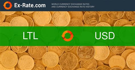 USD = LTL x Exchange Rate