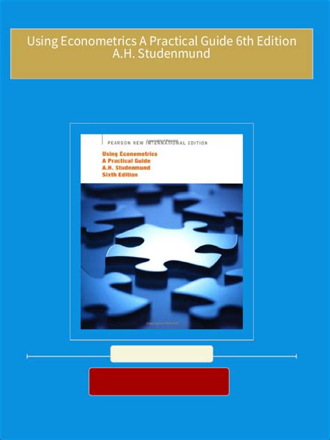 USING ECONOMETRICS A PRACTICAL GUIDE 6TH EDITION Ebook Epub