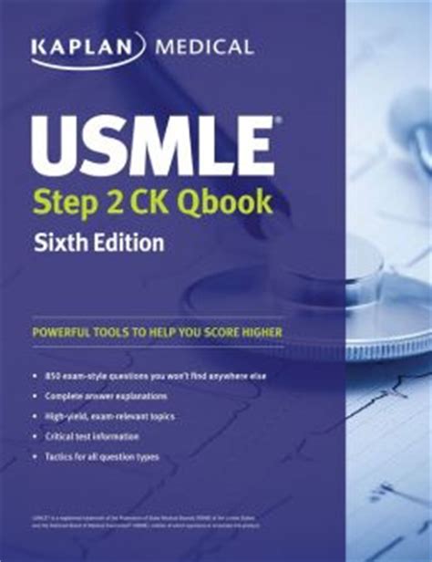 USMLE Step 2 CK QBook Kaplan USMLE Qbook Epub