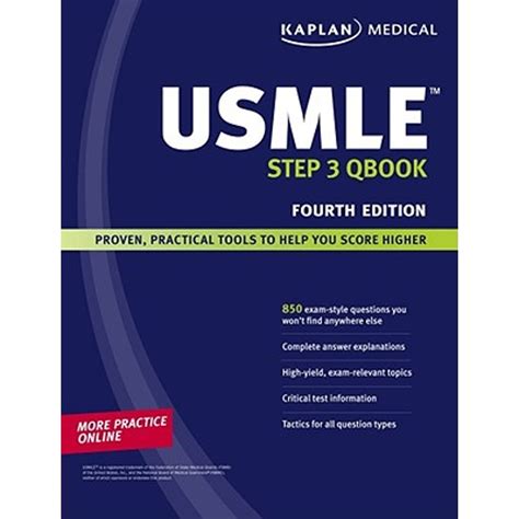 USMLE Step 3 QBook USMLE Prep 6th sixth by Kaplan 2013 Paperback Reader