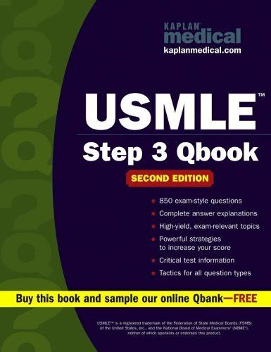 USMLE Step 3 Qbook Second Edition Kaplan USMLE Qbook Kindle Editon