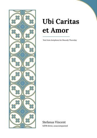 Ubi Caritas et Amor: Fostering Human Connection and Well-being