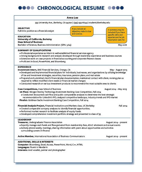 Uc Berkeley Resume Template