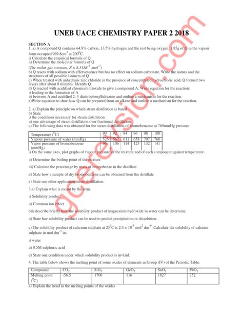 Uce Chemistry Paper2 Answers 2013 Doc