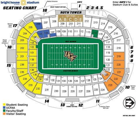 Ucf Football Seating Chart