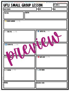 Ufli Lesson Plan Template