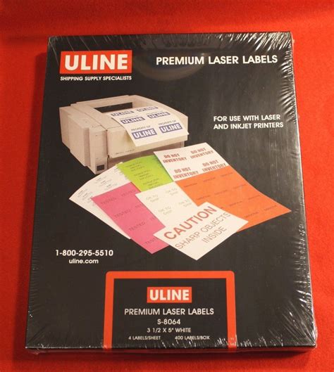Uline Sticker Templates