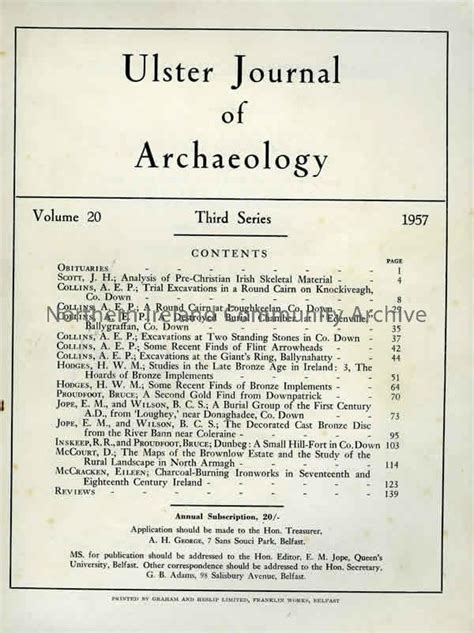 Ulster Journal of Archaeology Volume 3 Epub