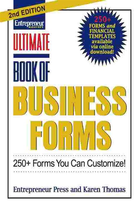 Ultimate Book of Business Forms PDF