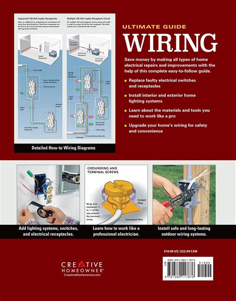 Ultimate Guide Wiring 8th Updated Edition Creative Homeowner DIY Home Electrical Installations and Repairs from New Switches to Indoor and Outdoor Lighting with Step-by-Step Photos Ultimate Guides Reader