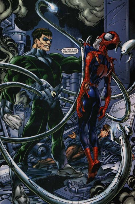 Ultimate Spider-Man and Doc Ock: An Epic Comic Clash