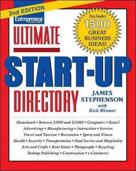 Ultimate Start-Up Directory (Ultimate Start Up Directory) Kindle Editon